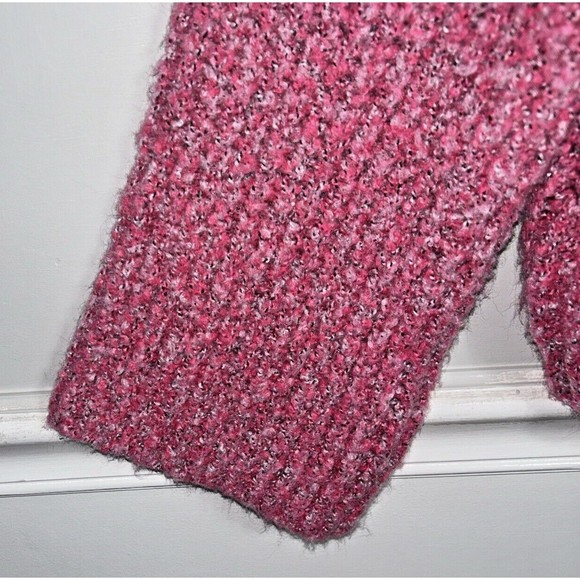 NWOT Sincerely Jules Hot Pink barbie pink crop sweater A7 - Picture 13 of 16